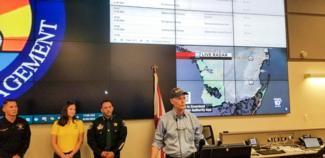 PHOTO RELEASE Sen. Rick Scott Visits Lee County Emergency Operations Center  Foll...