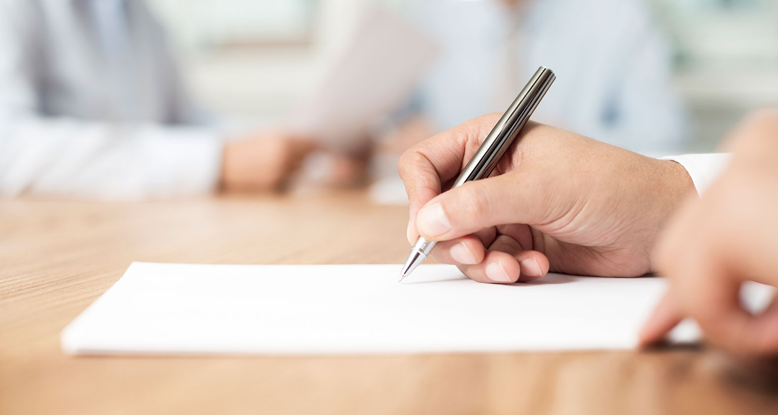Filling out grant request form